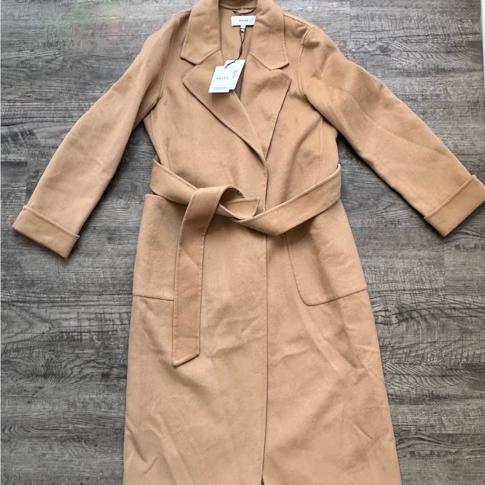 Reiss Elise Belted Overcoat